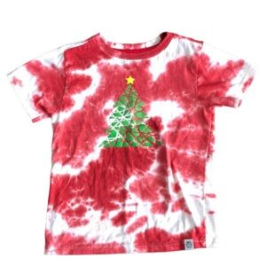 Free Planet Tie Dye Vintage Xmas T Shirt  Youth 7